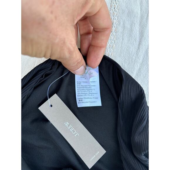 NWT J.Crew‎ Black Ribbed Bikini Bottom, Size S - Picture 7 of 7